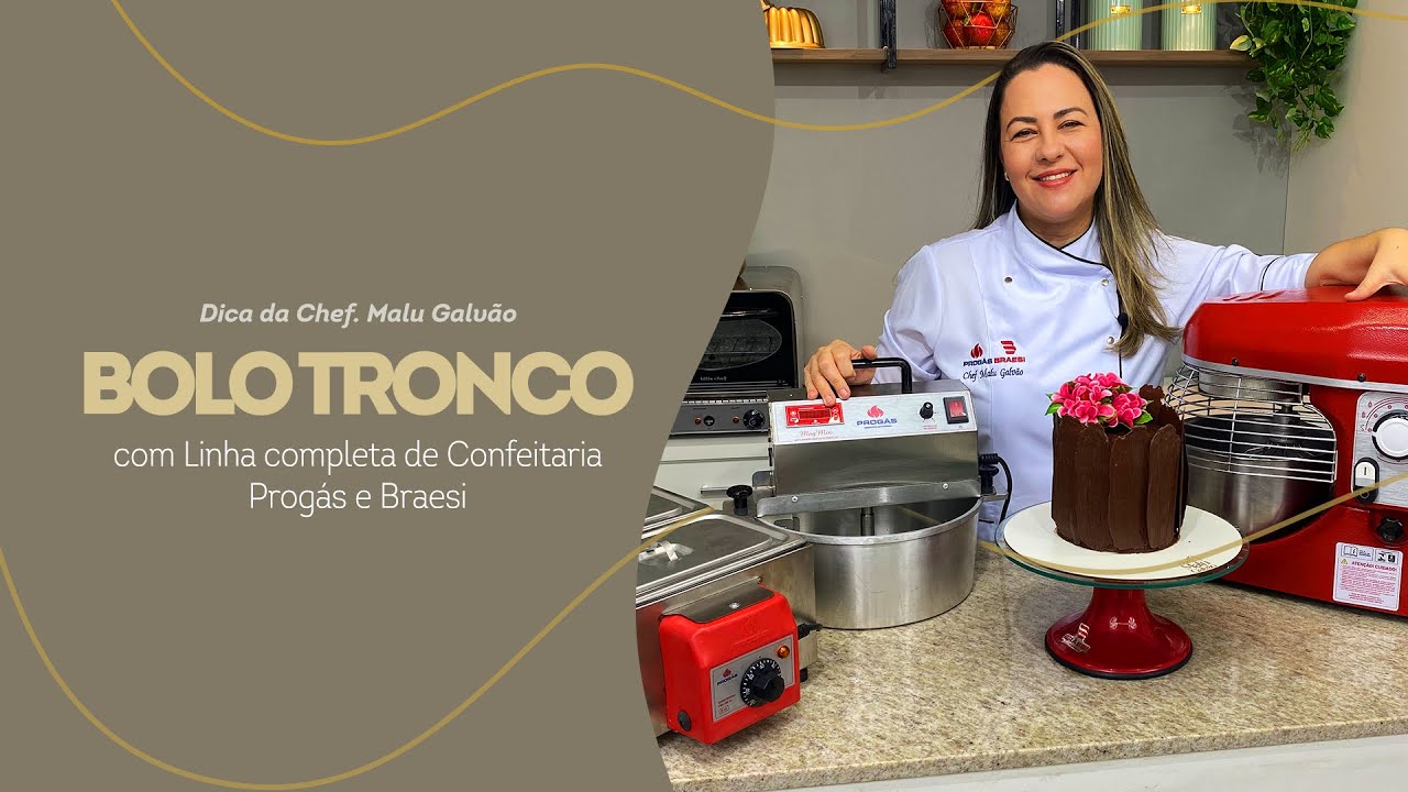 Chef. Malu Galvão ensina a preparar Bolo Tronco.