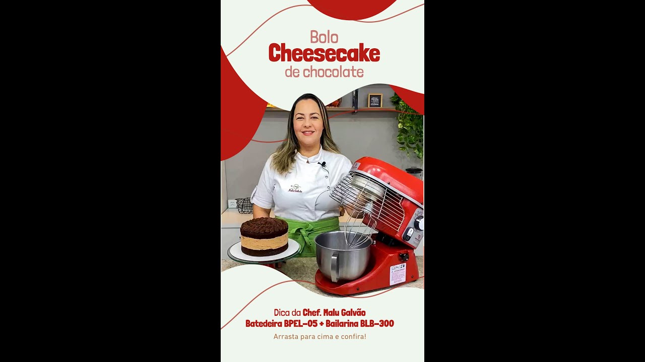 Chef. Malu ensina a fazer Bolo de Cheesecake