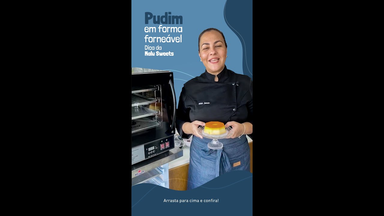 Pudim no Forno PRP-004 Plus Progás com Chef Malu Galvão
