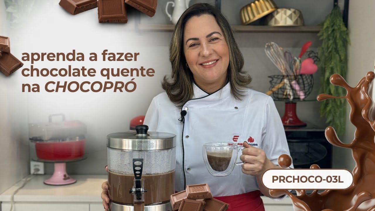 Chocolate Caliente en PRCHOCO-03L CHOCOPRÓ con el Chef. Malú Galvão